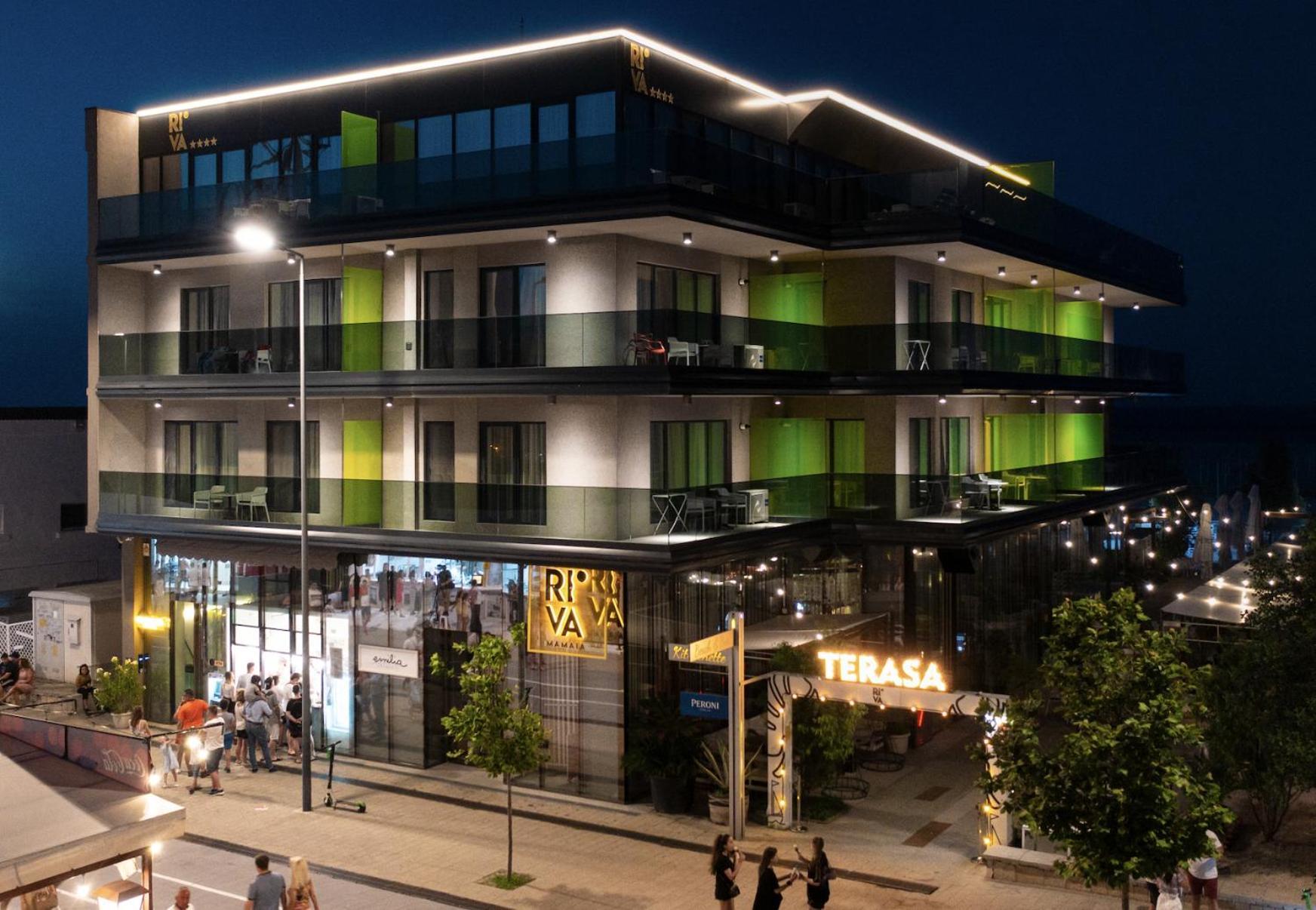 Riva Mamaia Beach Aparthotel Exteriör bild